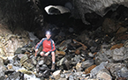 Grotta di neve in Valle di Saviore